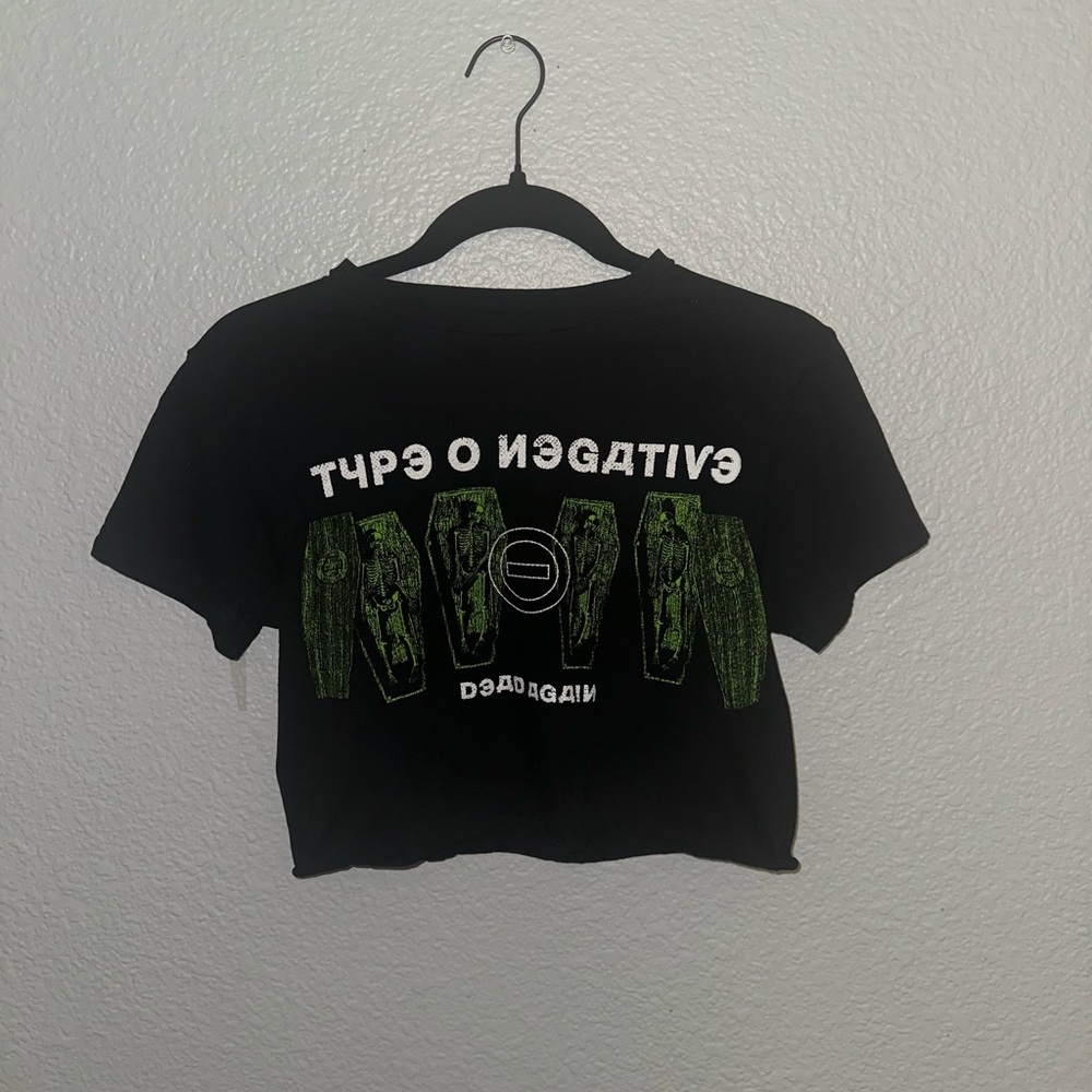 Type O Negative Dead Again cropped tee